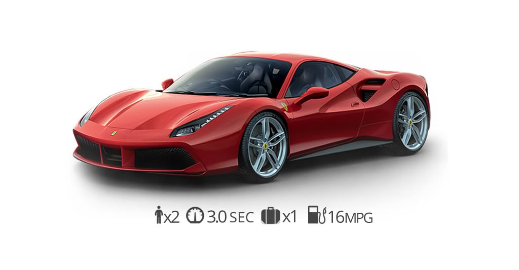 Ferrari 488 GTB rental