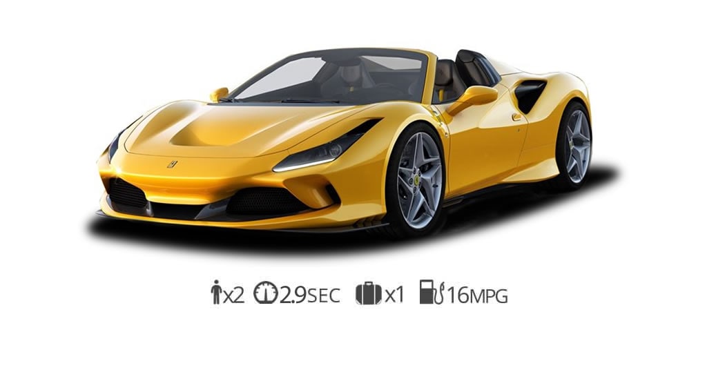 Ferrari f8 rental