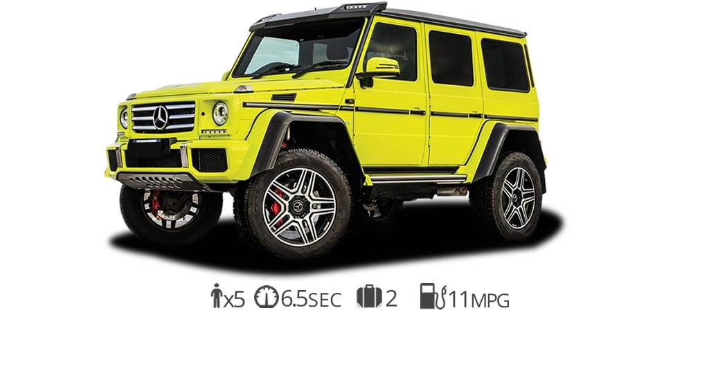 MERCEDES G550 SQUARED rental