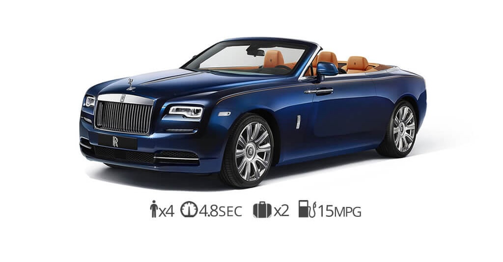 Rolls Royce Dawn rental