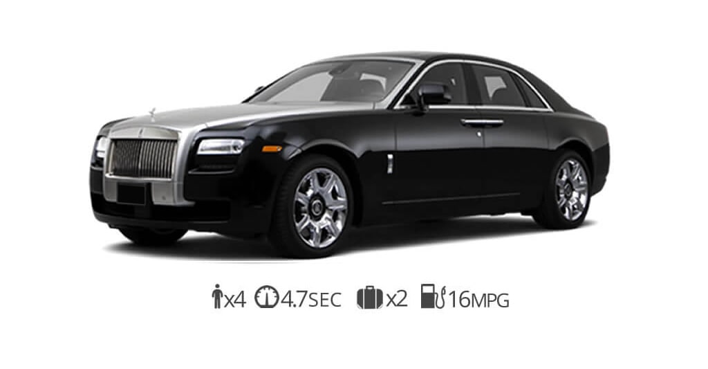 Old Rolls Royce Ghost rental