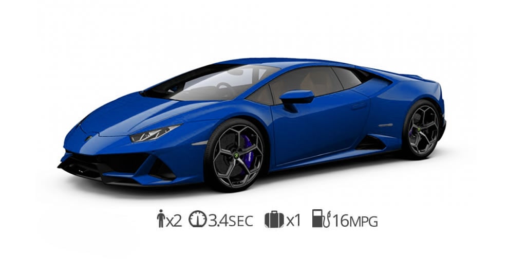 LAMBORGHINI HURACAN EVO coupe rental