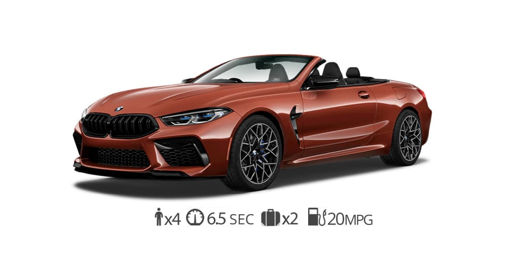 BMW 850i rental