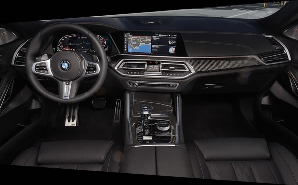 BMW X6 Rental interior