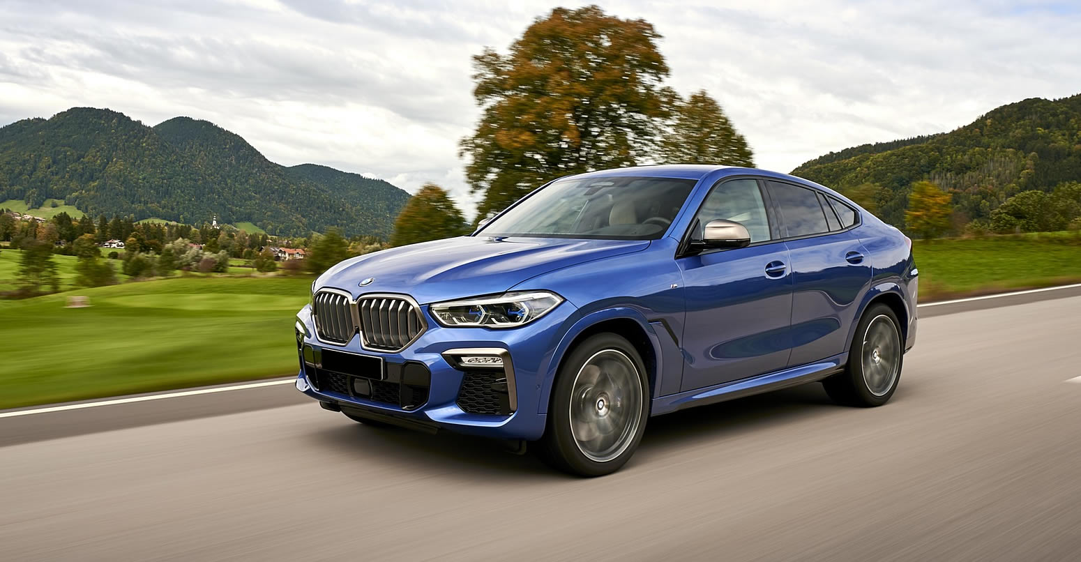 BMW X6 Rental front