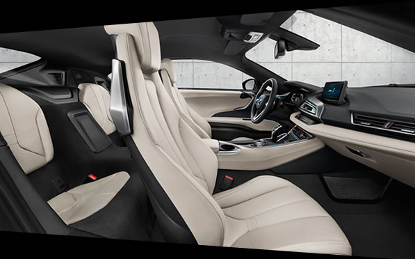 bmw i8 rental interior