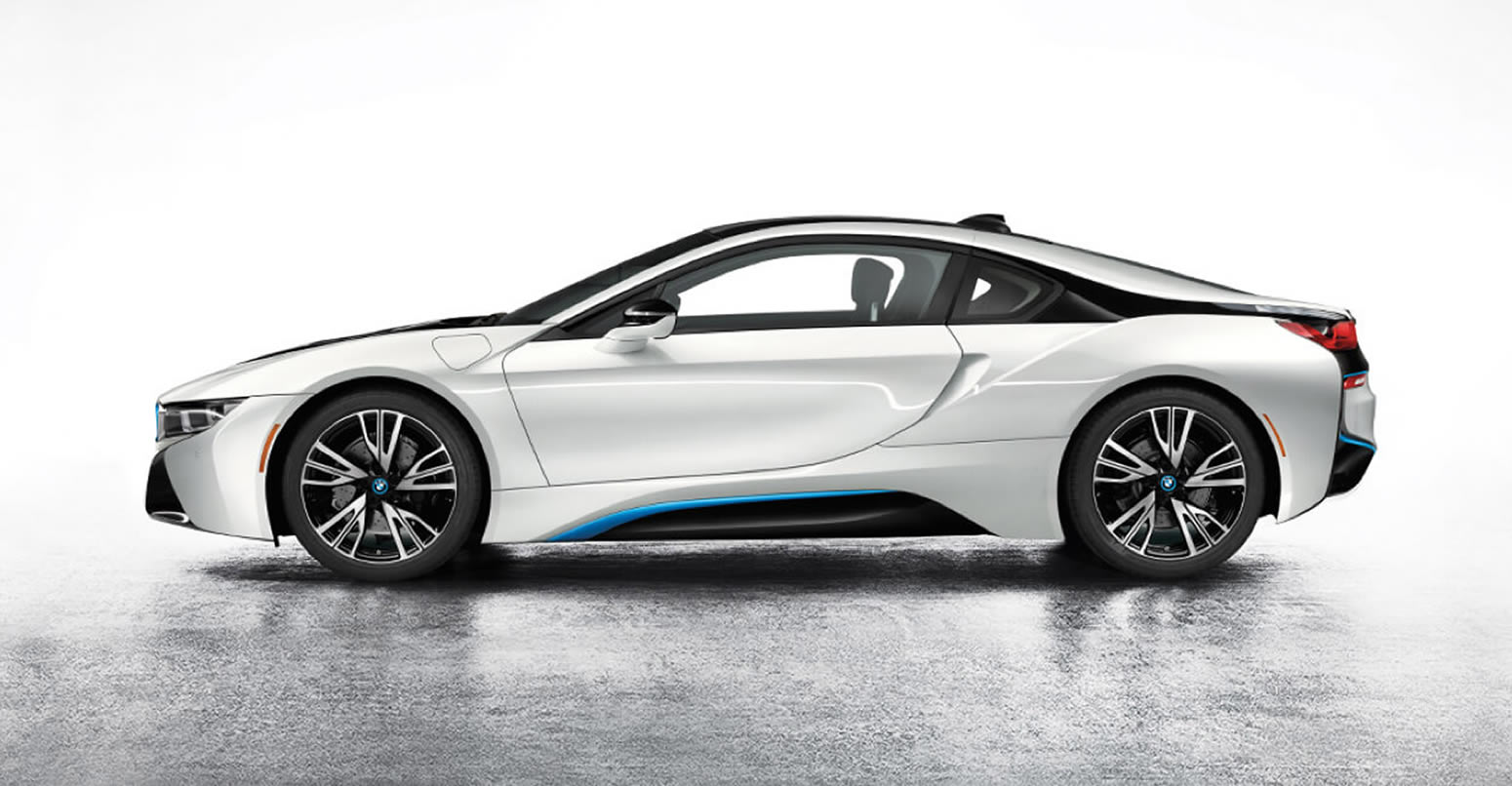bmw i8 rental side