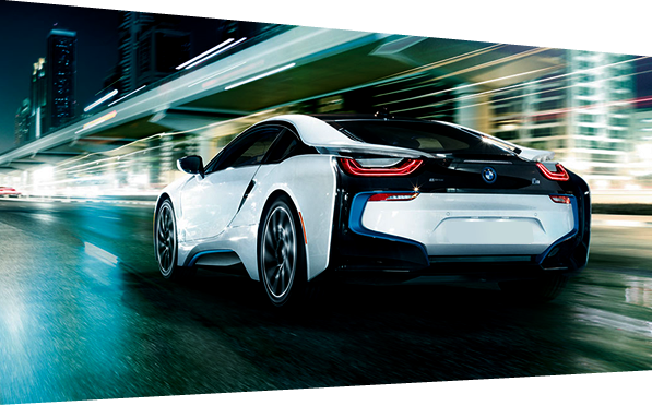bmw i8 rental side rear