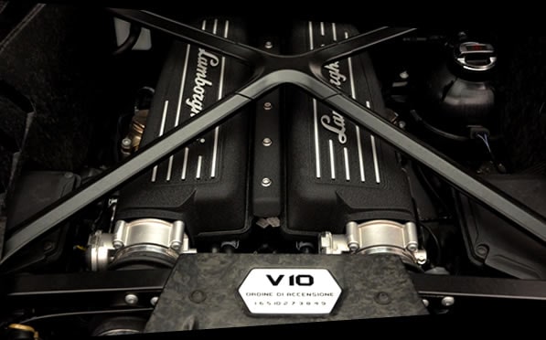 Lamborghini Huracan Rental engine