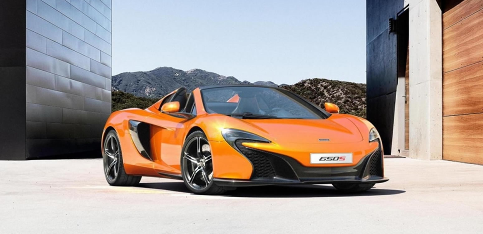 McLaren 650s rental car