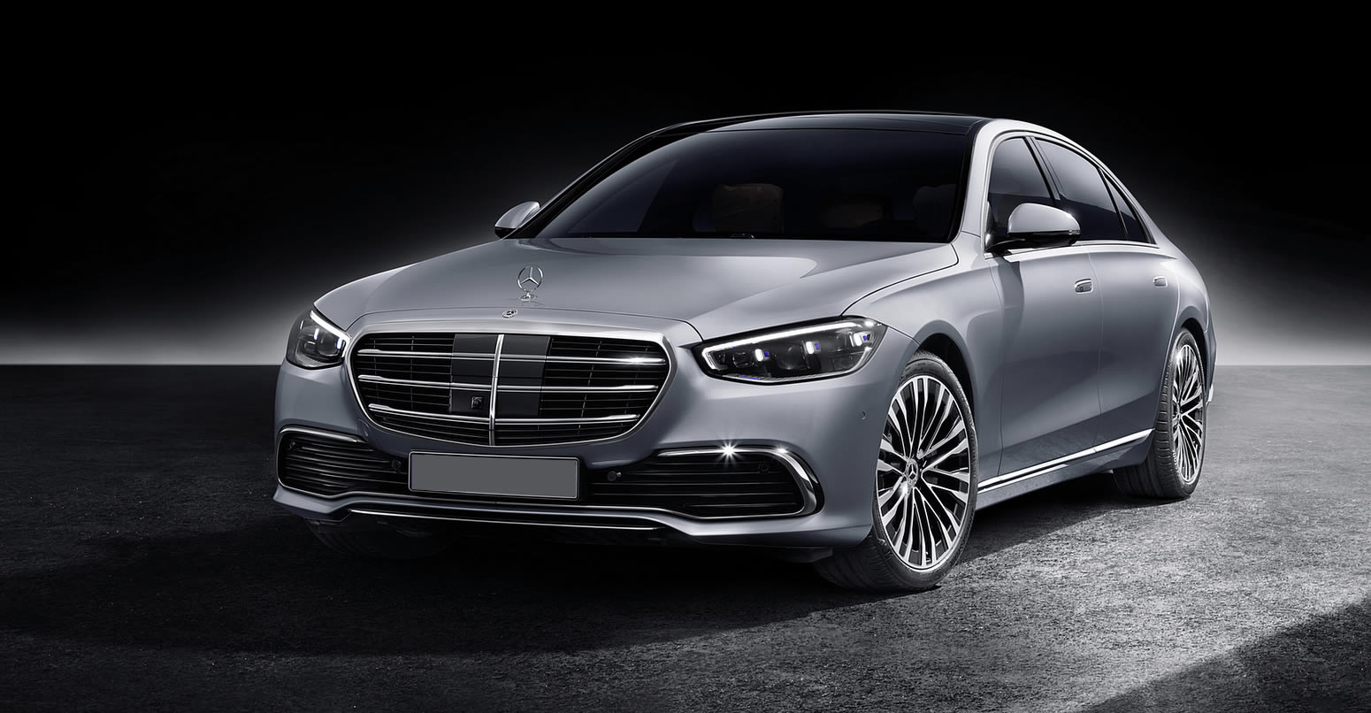 Mercedes S580 Rental front