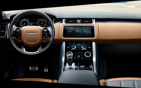 Range Rover sport Rental interior
