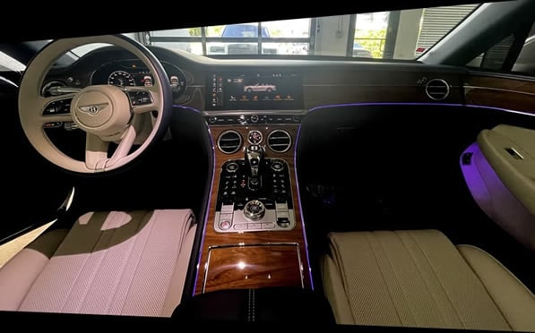 Bentley GTC rental interior