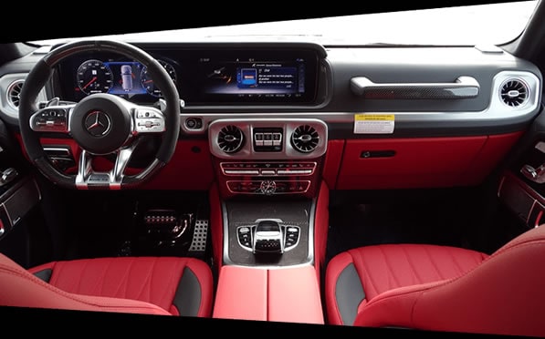 Mercedes G63 G Wagon Rental interior