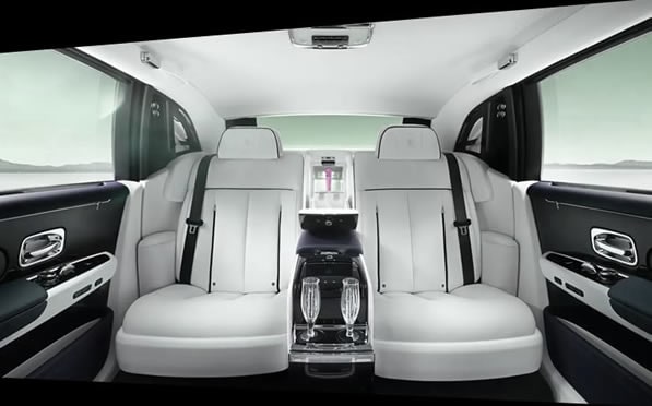 Rolls Royce Phantom Rental interior