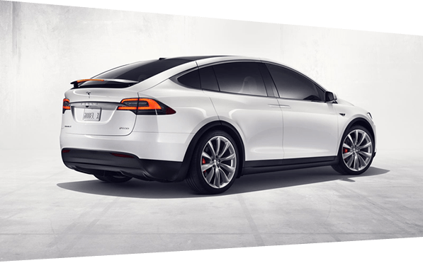 TESLA MODEL X rental back