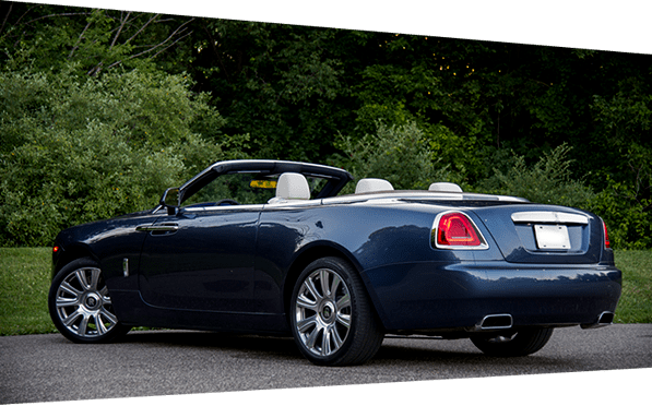 Rolls Royce Dawn rental back