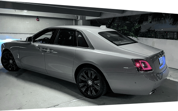 Rolls Royce Ghost rental Orlando side