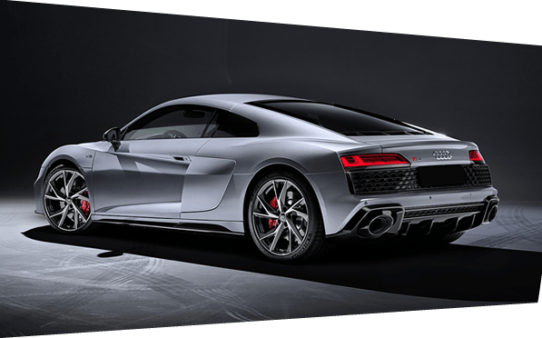 Audi R8 rental side