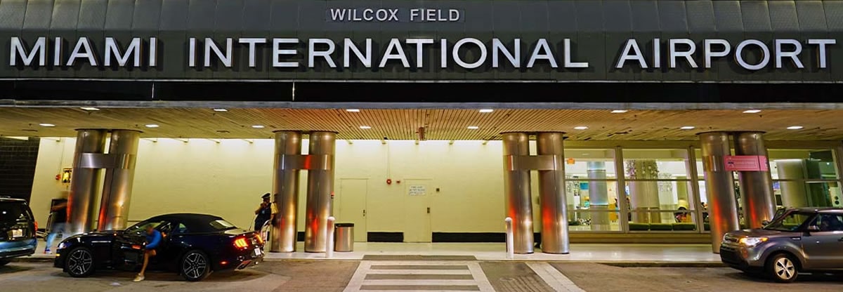 Exotic car rentals delivery Miami International Airport