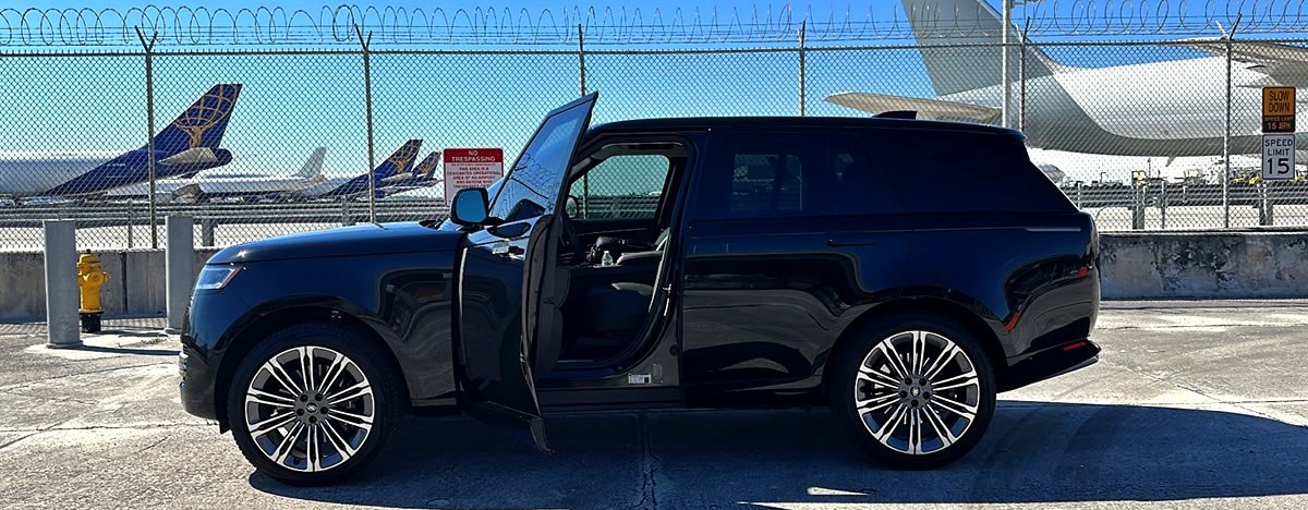 Range Rover HSE rental at Opa Locka Airport